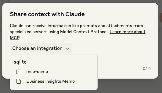 Sqlite MCP Server's Prompts and Resources