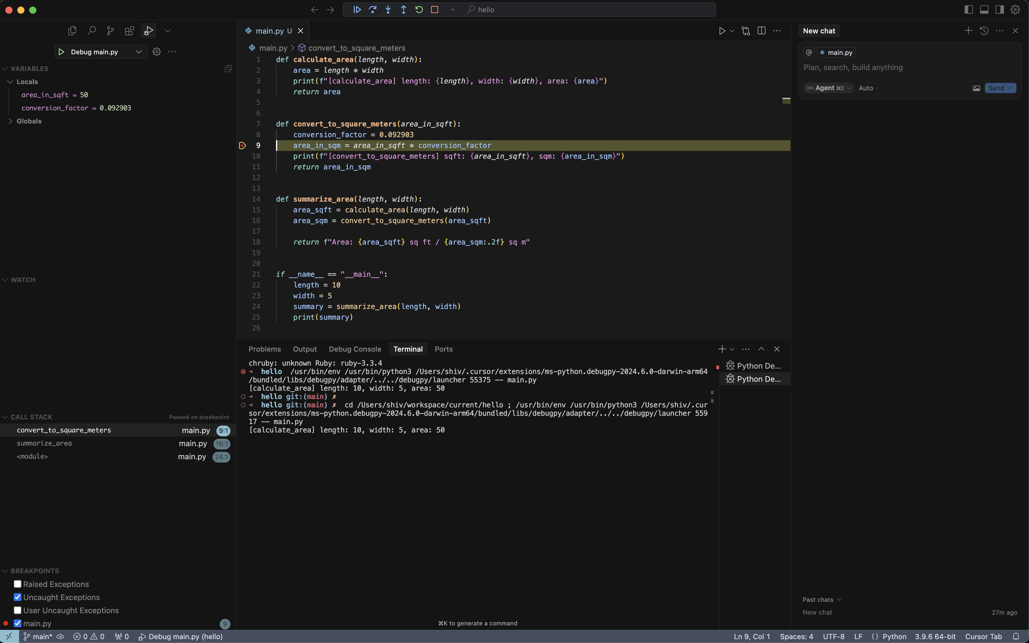Running Debugger